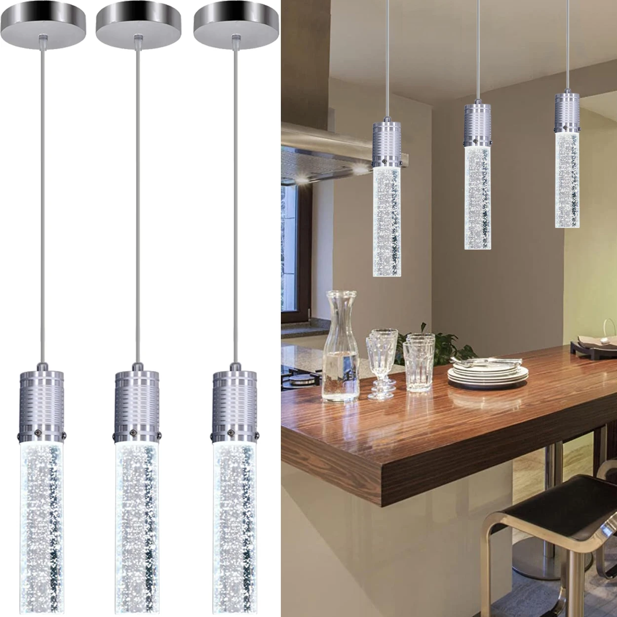 Светодиодные Пузырьковые хрустальные люстры светильник ветительные