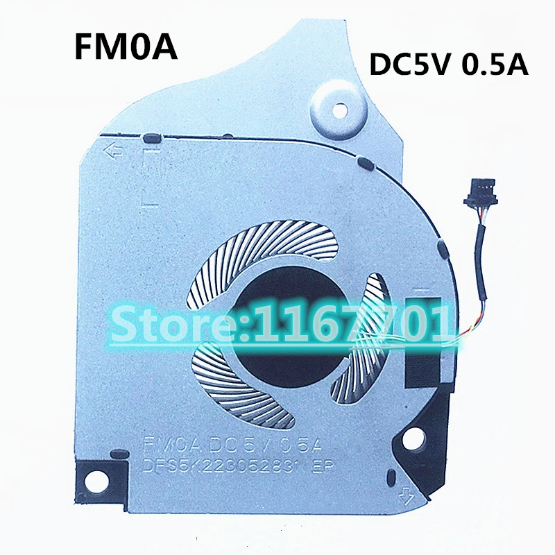 

New Original CPU Cooling Fan For Dell inspiron Game book G5 15 5590 DFS5K223052831 FM0A 5V