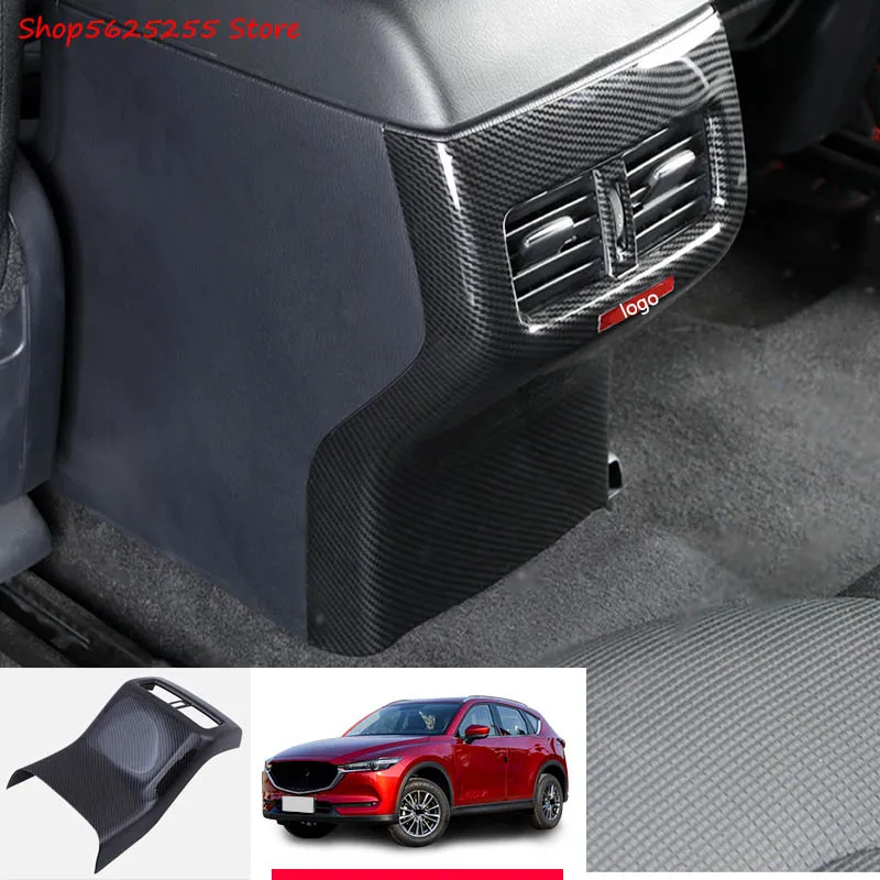 

Автомобильный подлокотник задняя крышка для Mazda CX5 CX-5 аксессуары 2019 2020 на выходе автомобильного кондиционера, рамка 2017 2018 Авто украшения