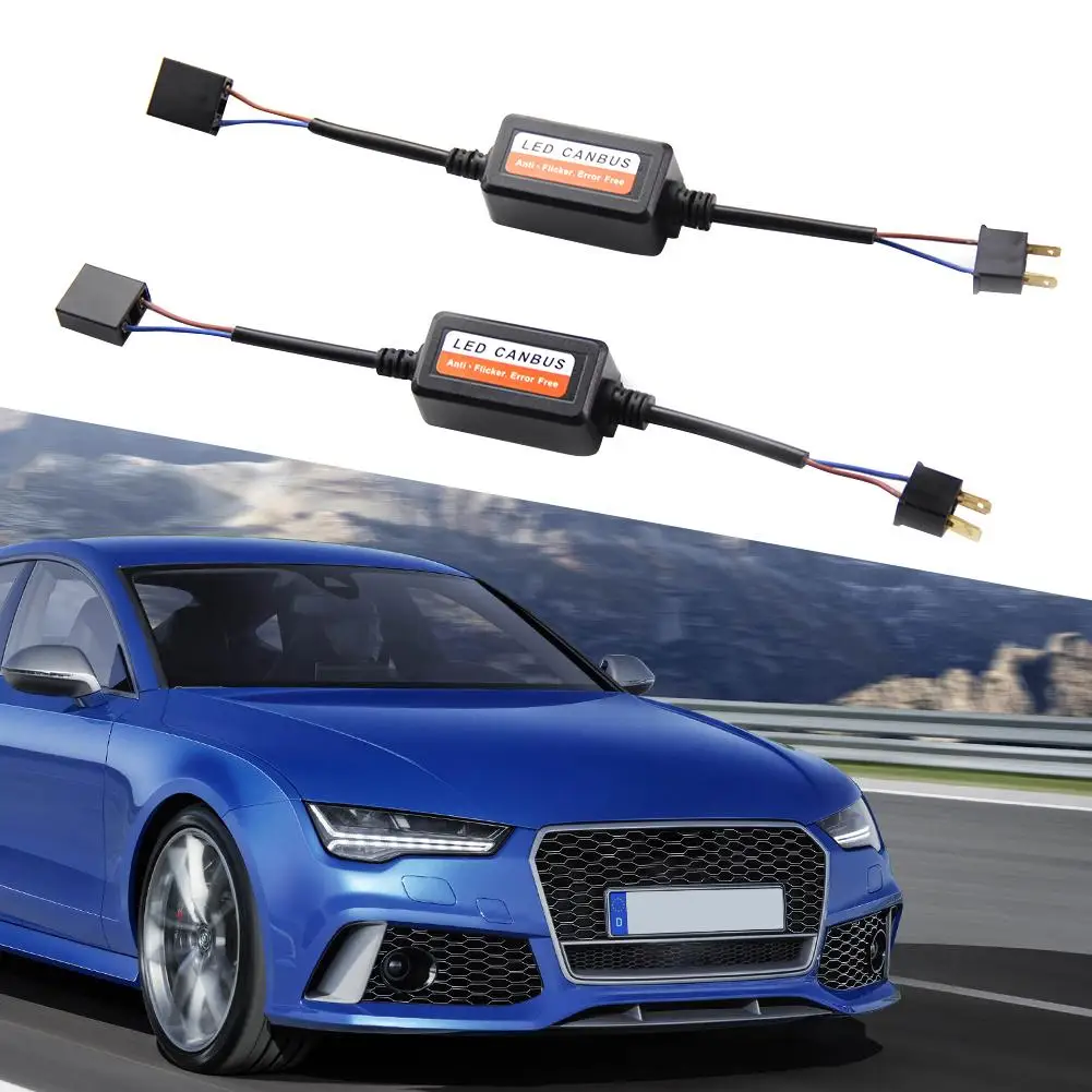 

VODOOL 2Pcs 12V H7 H13 LED Canbus Error Free Decoders For Car LED Headlight Bulb Kits Anti Flicker Resistor Headlamp Accessories