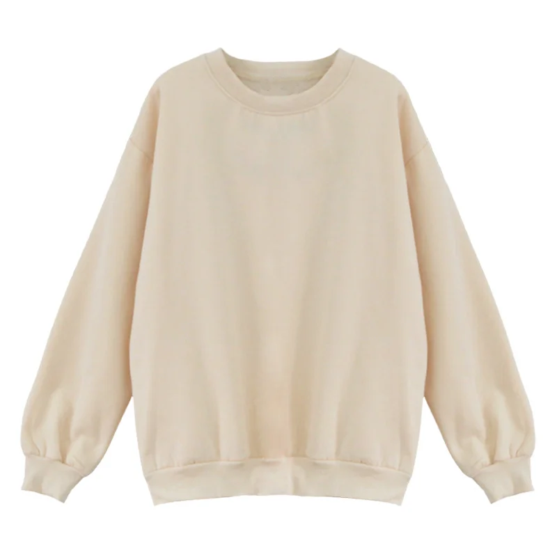 

Womens Velvet Pullover Sweatshirts 2020 New Autumn Winter Fleece Oversize Pure Color Jackets Long Sleeve O-Neck Shirt