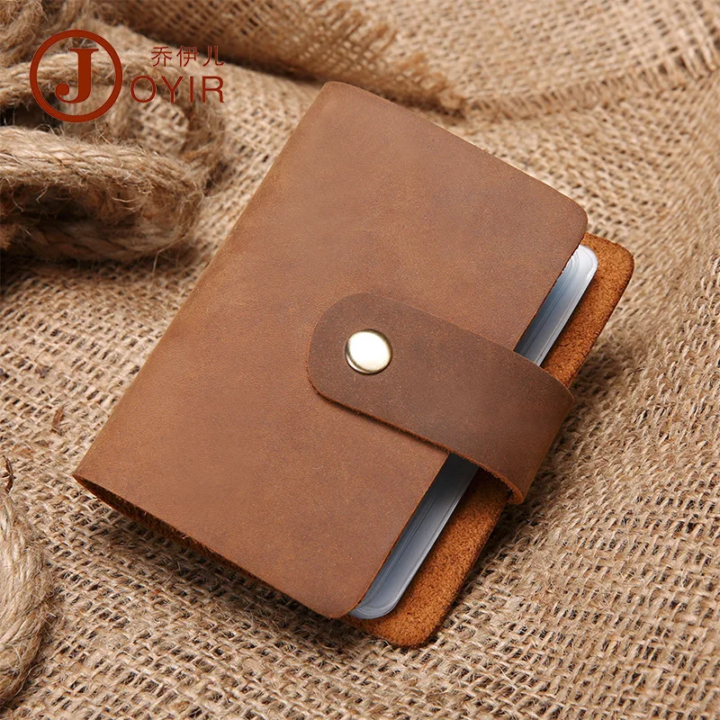 Крафт бумаги для карточек из натуральной кожи сумка карты зажим корейской версии