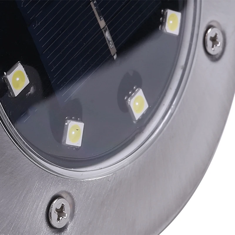 

10Pcs Solar Powered Ground Light 8 Led Outdoor Garden Landscape Pathway Solar Buried Floor Light Underground Lamps