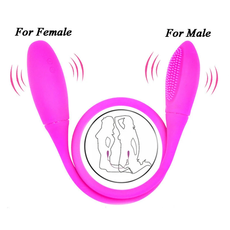 Вибратор для точки G с двойной головкой вибратор со шнурком 7 скоростей