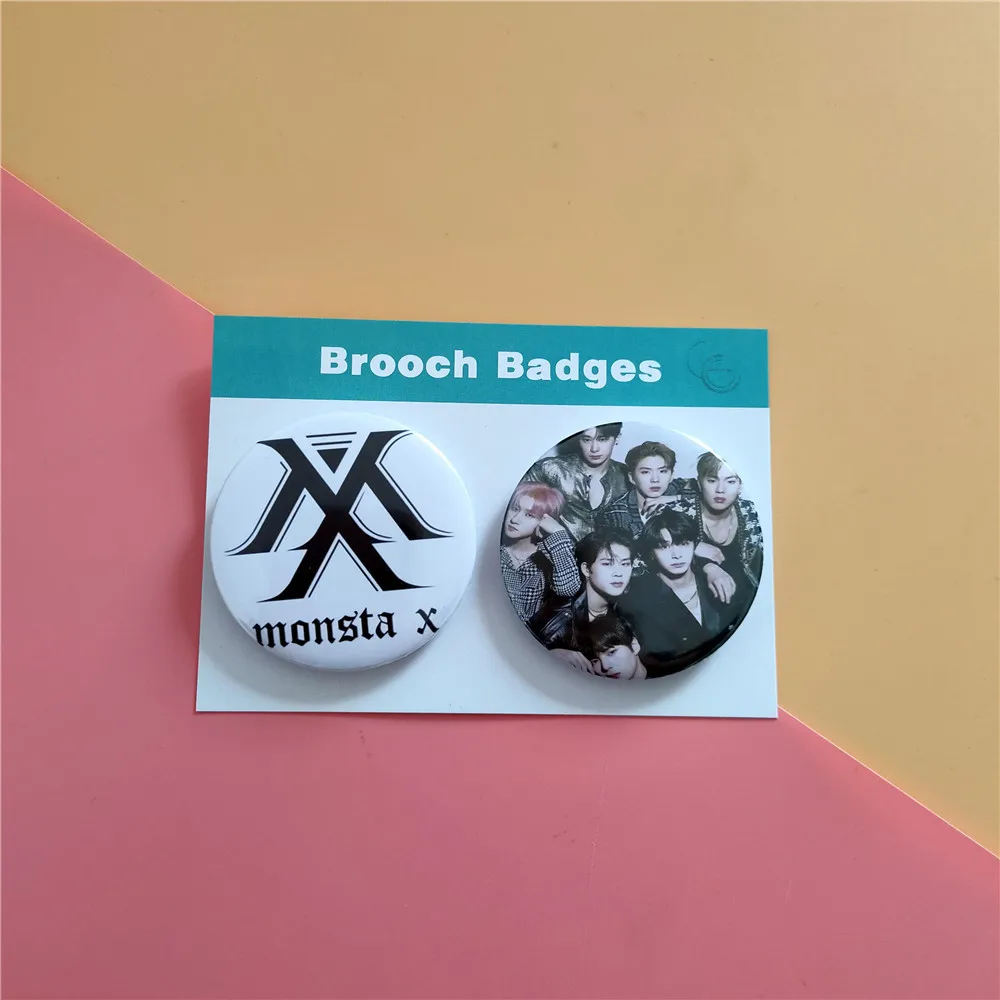 Брошь Kpop Monsta X 2 шт./компл.|Набор канцтоваров| |