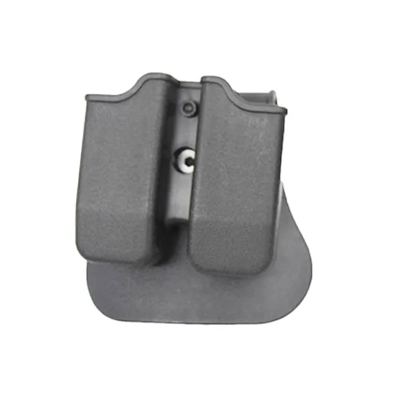 IMI стильная кобура Glock для Glock 17 19 правая рука пистолет журнал весло кобура 360 удержание весло правая рука кобура черный - Цвет: Black Magazine Pouch