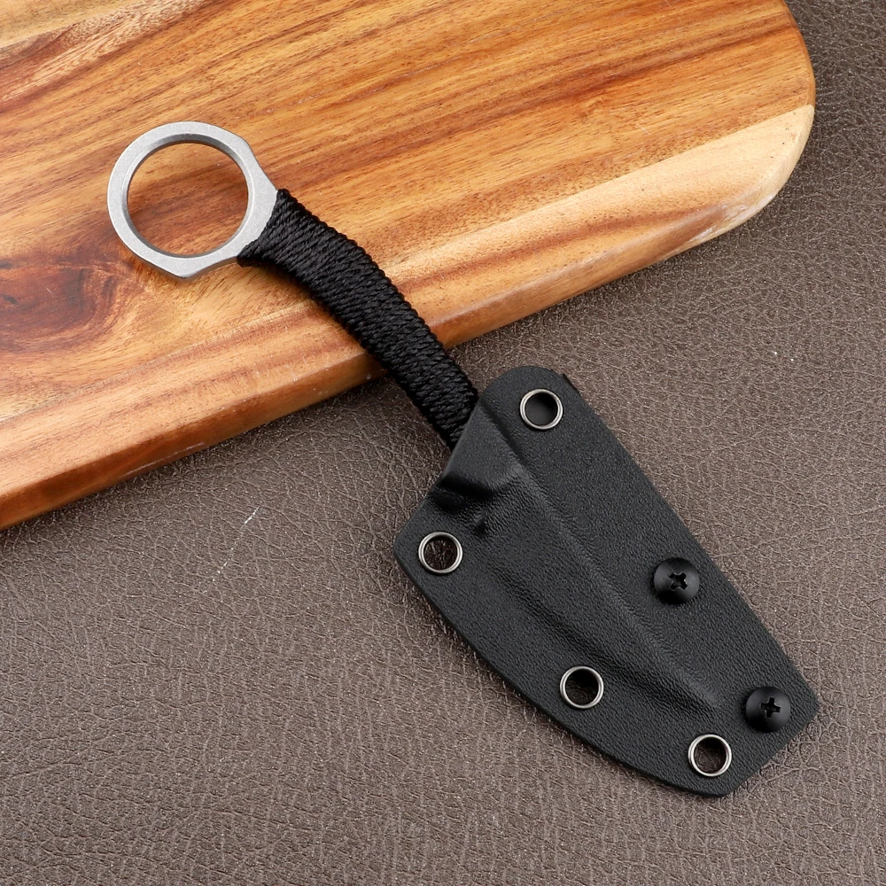 Портативный керамбит с фиксированным лезвием D2 Карманный cs go открытый острый