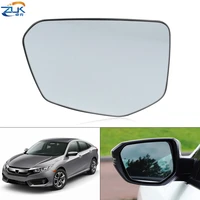 zuk left right outer rearview side mirror glass lens for honda civic 2016 2017 2018 2019 2020 fc1 fc7 with heated function