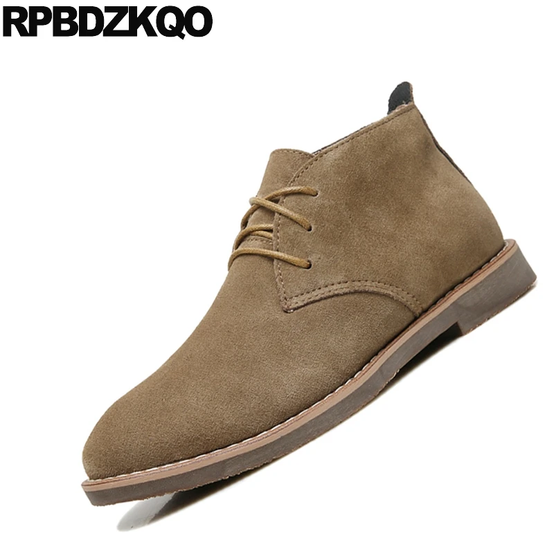 Осенние защитные осенние мужские ботинки в британском стиле винтажные удобные