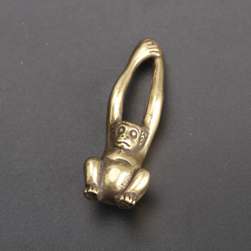 Креативная медная китайская статуя обезьянки 12 зодиаков настольные украшения