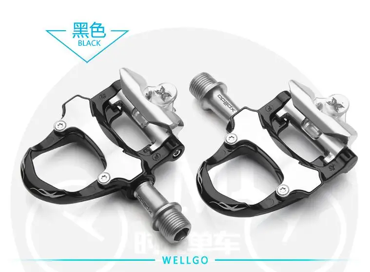 XPEDO WELLOGO XRF07MC дорожного велосипеда замок педали супер светильник алюминиево