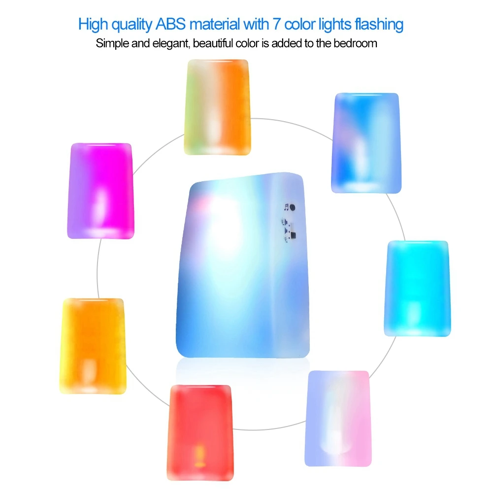 Беспроводной дверной звонок для пожилых людей и глухих 7 цветов | Безопасность