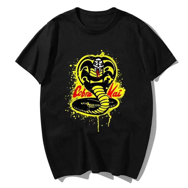 

Casual Cobra Kai Suitable Popular Comfortable Cobra Kai Fashion Summer T shirt Short Sleeve girls boys t shirt Men Women Tees