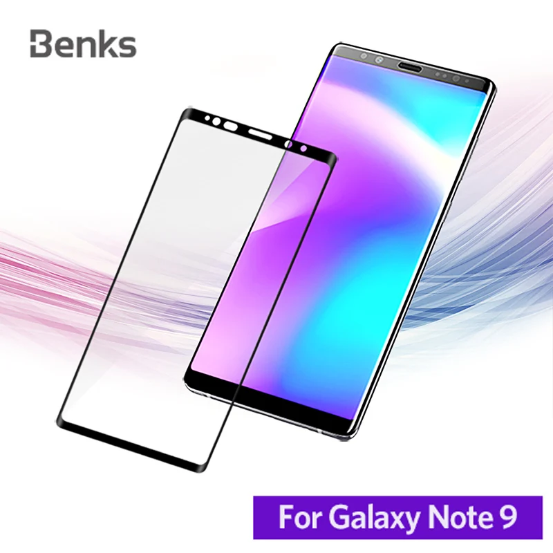 Benks XPRO 9H HD закаленное стекло защитное для samsung Galaxy Note 9 полное покрытие 0 3 мм ультра