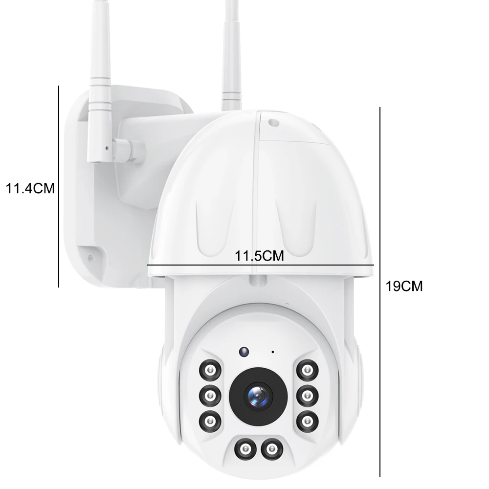 Wi Fi PTZ 1080P умная веб камера безопасности Fi/Проводная Мини ip 1080p Onvif 1920x1080