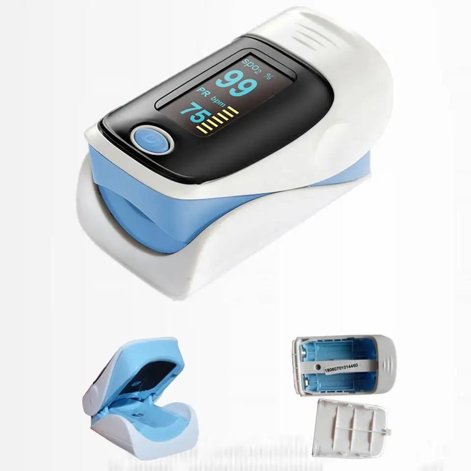 

Medical Portable Finger Pulse Oximeter blood oxygen Heart Rate Saturation Meter OLED Oximetro de dedo Saturometro Monitor