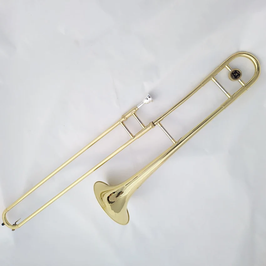 

Professional Alto Trombone Intermediate Bb Tone B Flat Tenor Slide Trombone Durable Wind Instrument High Quality Brass Trombone