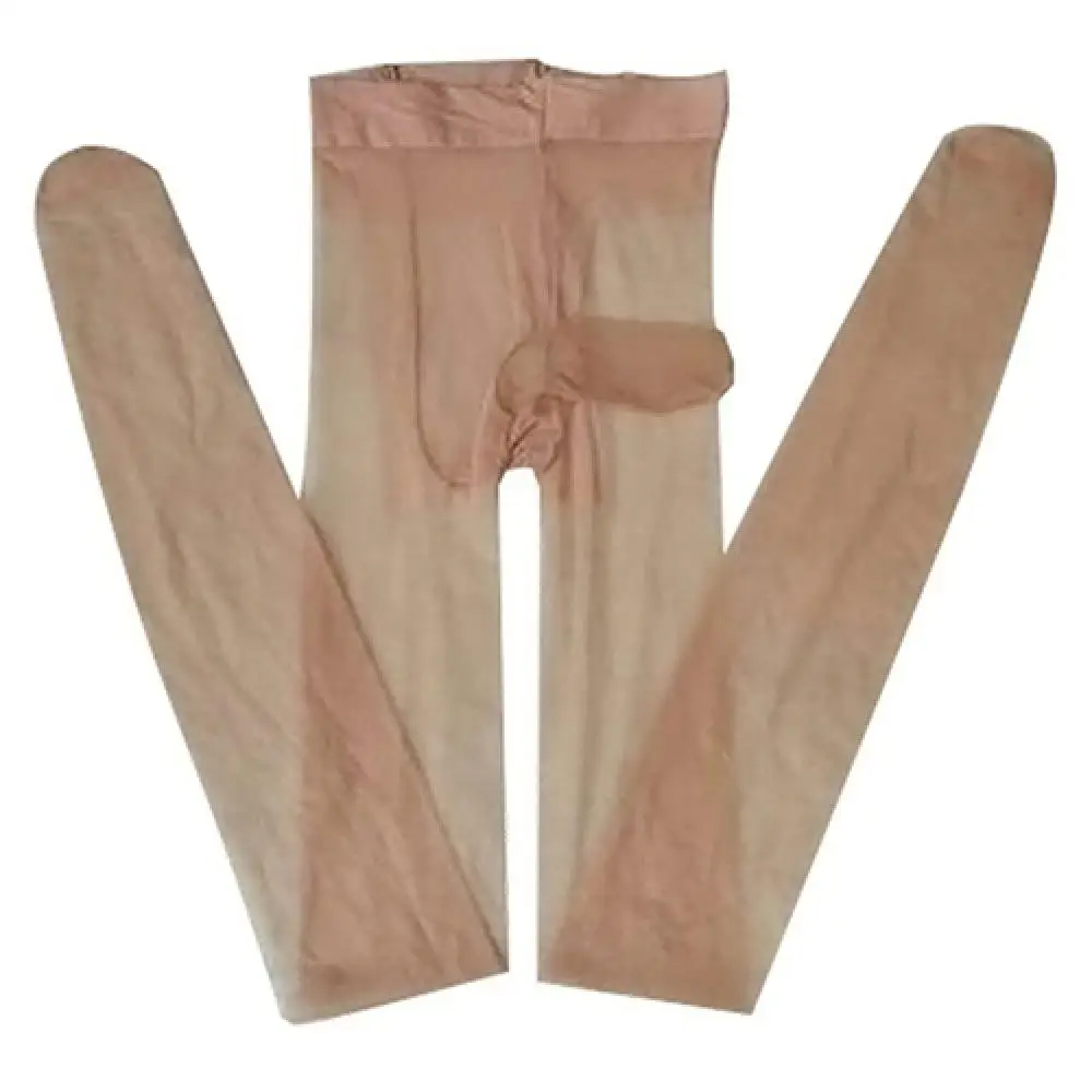 Чулки мужские прозрачные из тюля пикантная одежда для сна эластичные