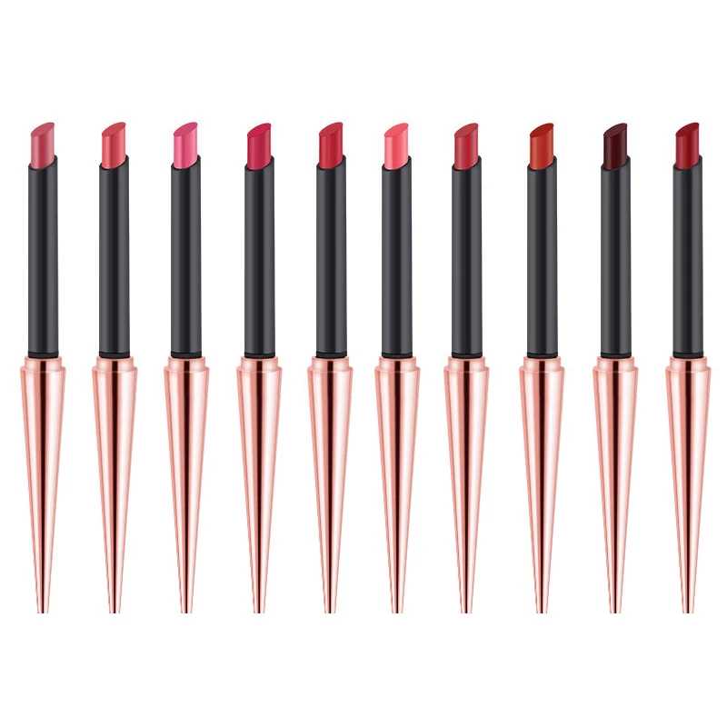 Матовая текстура сигаретная трубка губная помада увлажняющая легкая в цвете