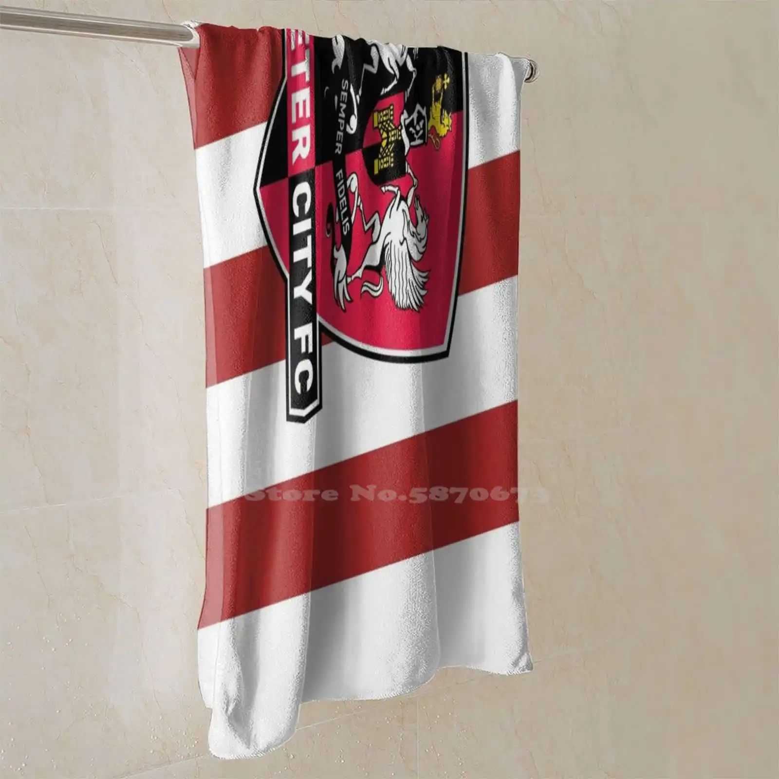 Банное полотенце Exeter City Fc из микрофибры пляжное футбольный клуб Afc английский