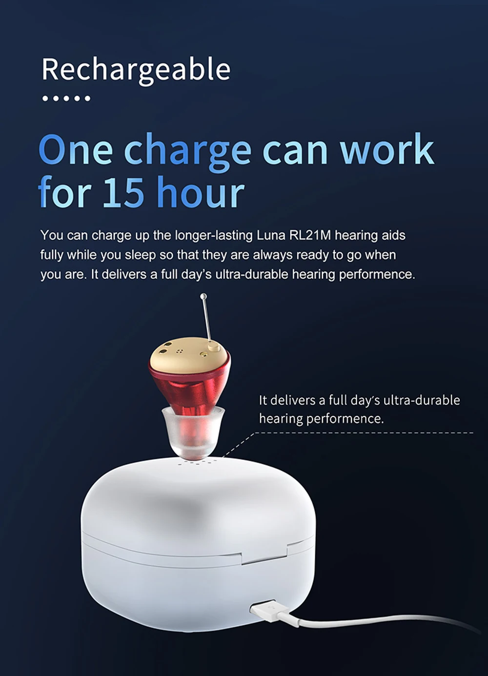 4 Каналы лучший цифровой Перезаряжаемые слуховой аппарат Невидимый наушники с