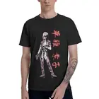 Призрак в футболка с принтом из ракушек Для мужчин's футболка Изделие из хлопка с короткими рукавами с рисунком из Аниме Манга крупных Кусанаги футболка GITS Мотоко классная футболка Tee