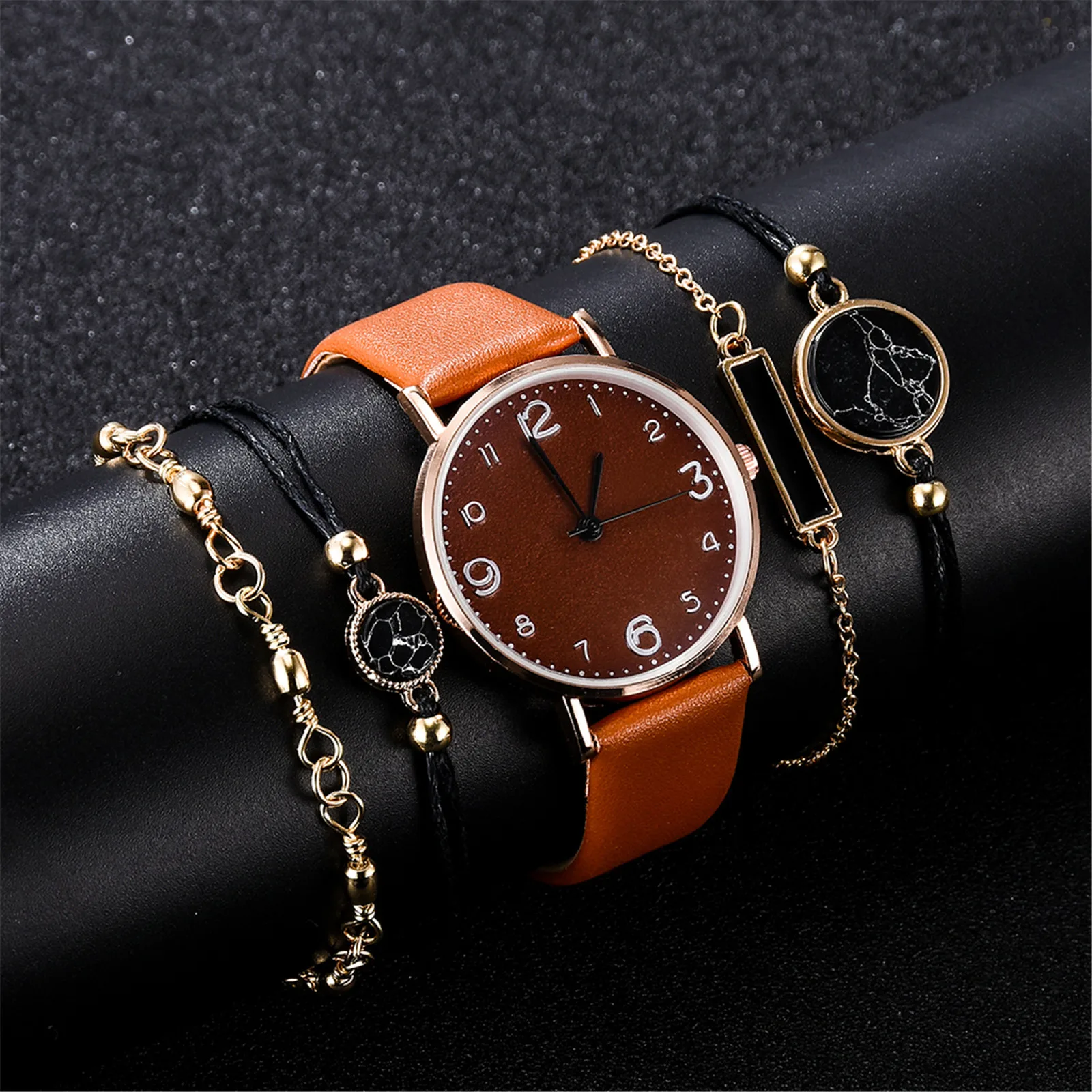 

Casual Watch Women's Watches Fashion Trend Crack Bracelet Quartz Watch Set BeautifullyGift Montre Femme Reloj Mujer Dropshipping