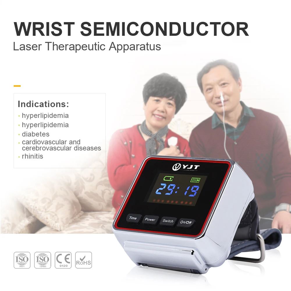 

18 diodes Cold Laser Dr.Wrist Watch Red Light Low Level Laser Therapy LLLT Medical Physical Physiotherapy Pain Relief