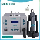 Оригинальная Бессвинцовая паяльная станция QUICK 861DW, 110 Вт, в, паяльная станция горячего воздуха с микрокомпьютером, станция для переделки температуры + насадки