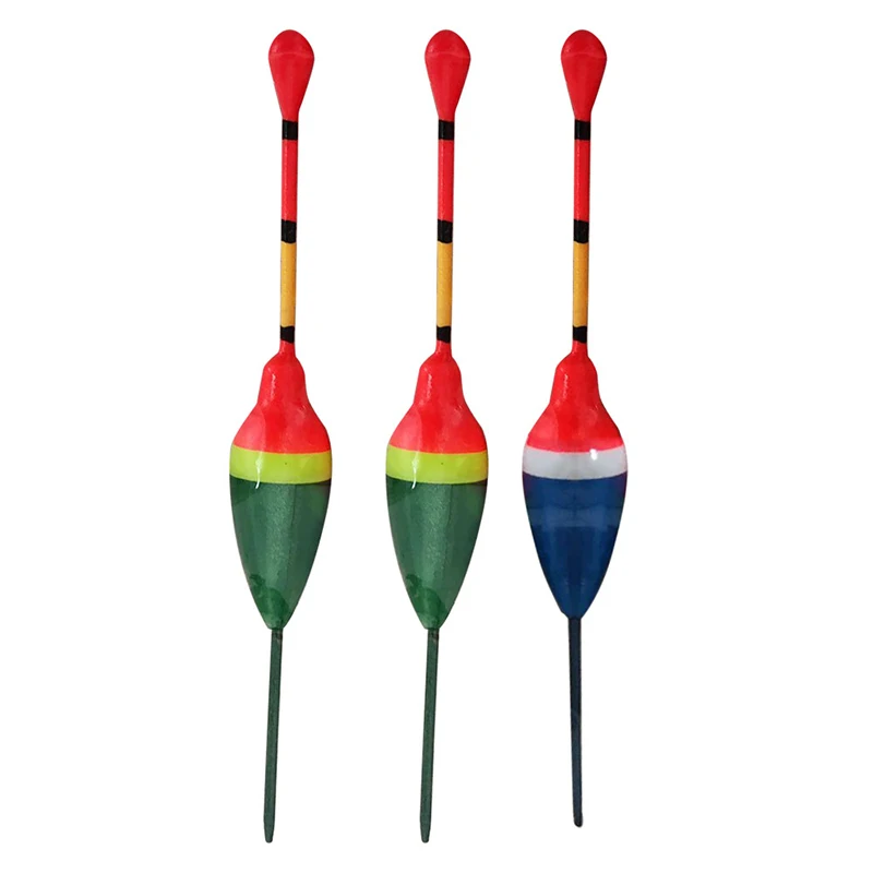 

3Pcs Random Colors Carp Fishing Floats Set Buoy Bobber Stick Fishing Tackle Vertical Fishing Buoy Pesca Fishing Accessories