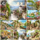 WEIWEI Новое поступление алмазная живопись замок 5D Сделай Сам полный квадратный пейзаж Алмазная вышивка ручная работа подарок мозаика семейный Декор