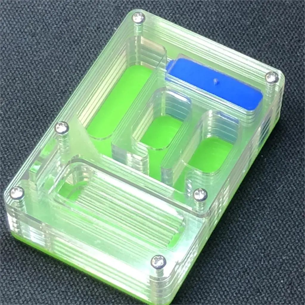 GREEN 99*66*24 мм акриловые муравьиные гнезда муравьи для кормления насекомых - Цвет: GREEN