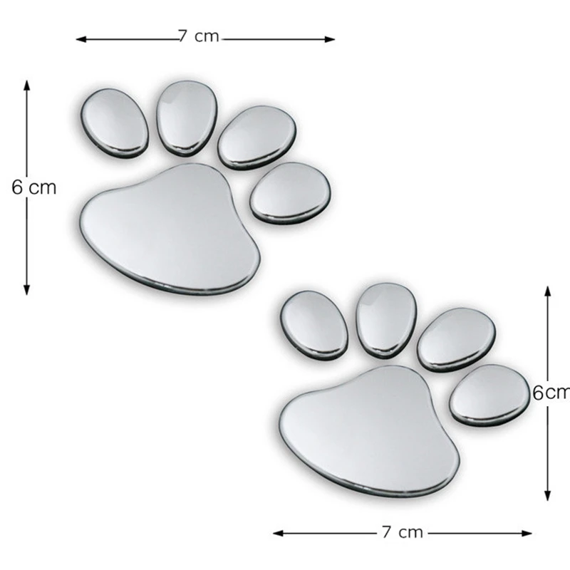 2 шт./компл. украшение автомобиля классный дизайн paw 3D животных собак кошек bear