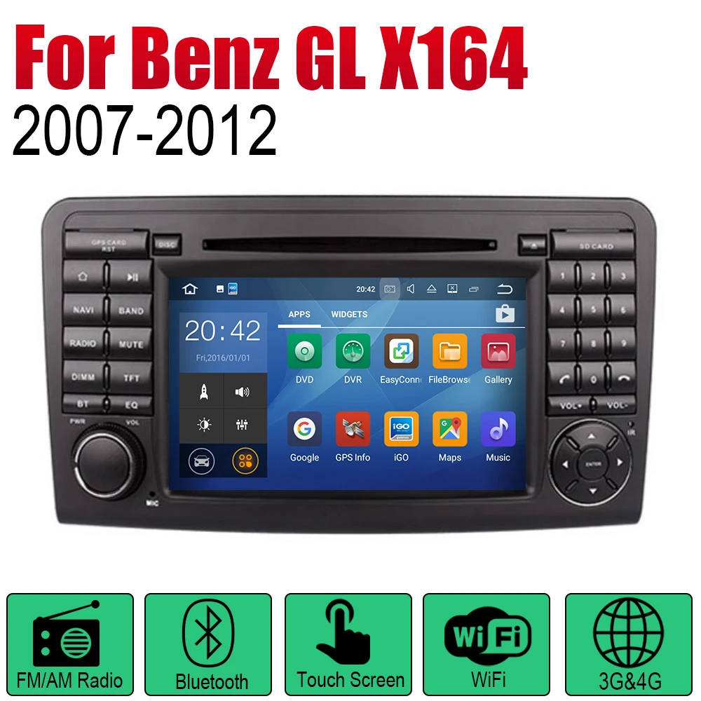 Android автомобильный DVD GPS Navi для Mercedes Benz GL X164 2007 ~ 2012 NTG плеер навигация WiFi BT Mulitmedia