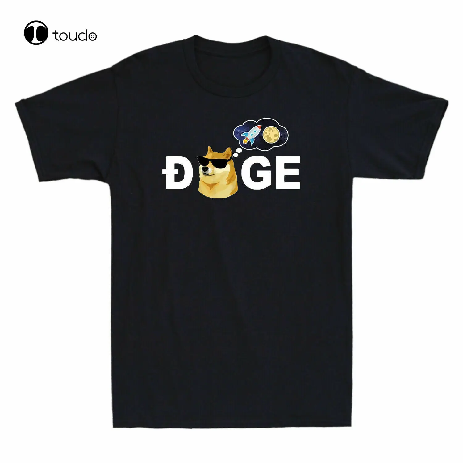 

Dogecoin T Shirt Dogecoin Doge Hodl To The Moon Crypto Meme Funny T-Shirt Black Tee Shirt Custom aldult Teen unisex unisex