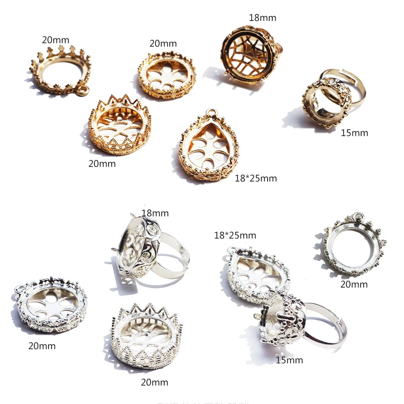 YOMDID кольцо кулон металлическая основа практичный DIY ручной работы украшения