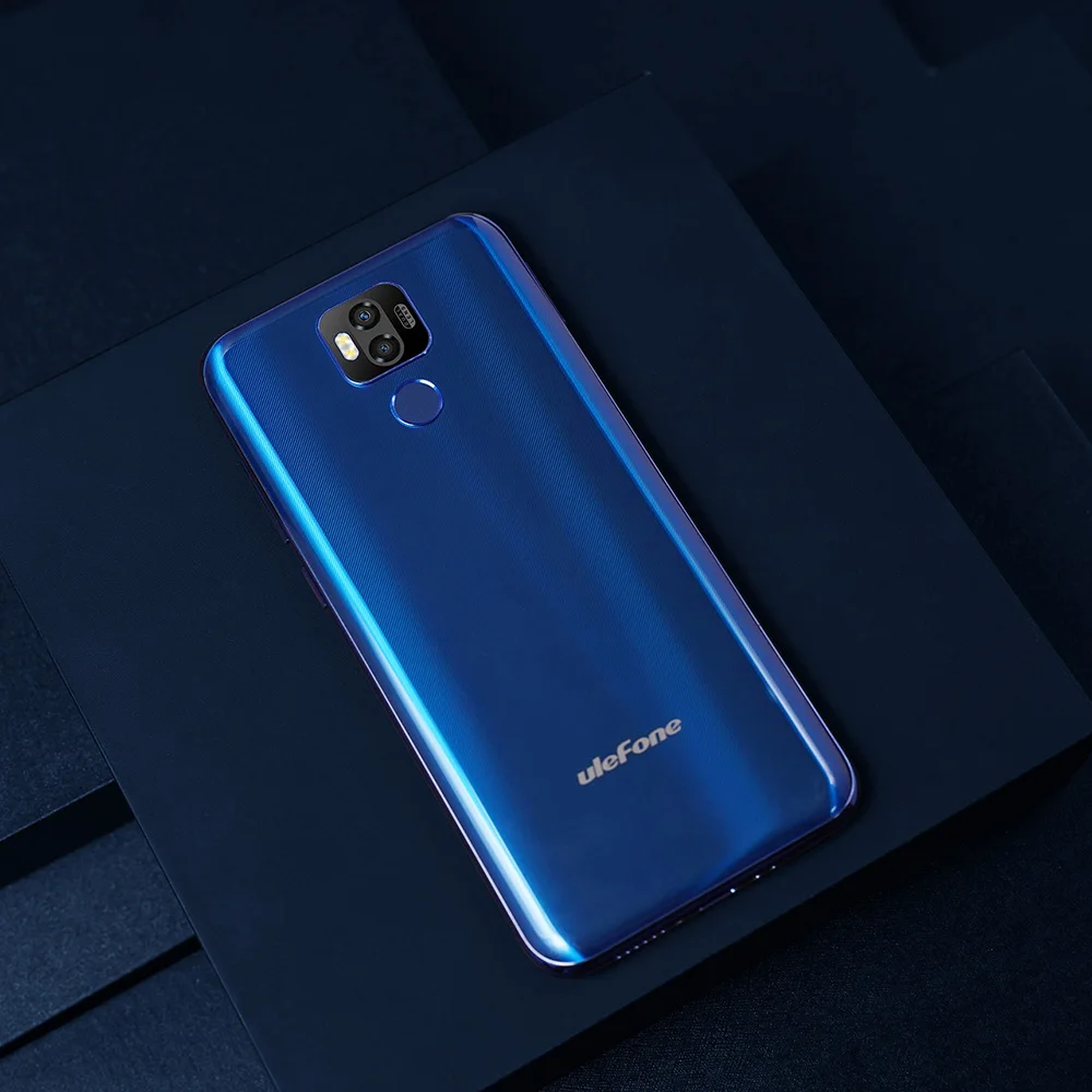 Ulefone power 6 6350 мАч Android 9,0 Helio P35 Восьмиядерный мобильный телефон 4 ГБ ОЗУ 64 Гб ПЗУ 6,3 ''Face ID NFC 4G поддержка американского диапазона