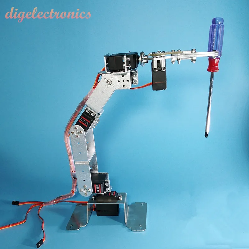 DIY 6 DOF сплав рука робота зажим коготь робот аксессуары механическая с