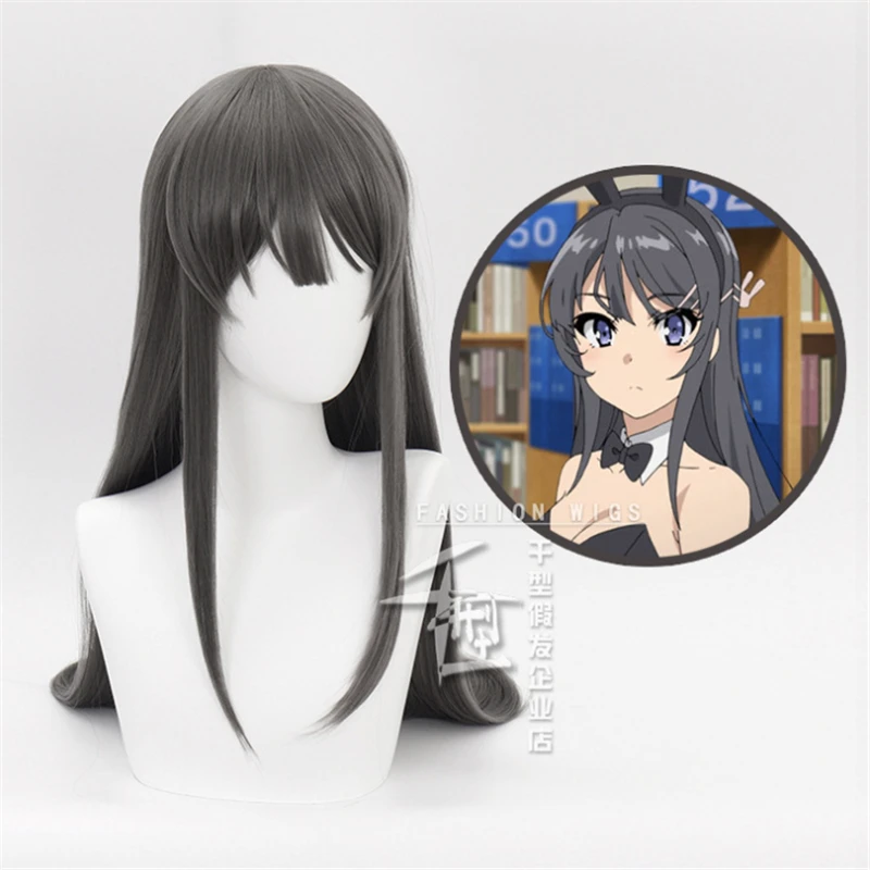 Rascal Does Not Dream Of Bunny Girl Senpai Sakurajima Mai Косплей парики синтетические волосы длинные