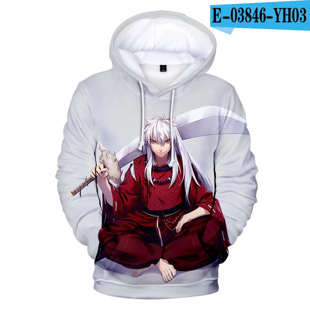 3d Горячая Распродажа 3D Аниме толстовки Inuyasha героев из мультфильмов аниме манга Inuyasha Толстовка Для мужчин/wo Для мужчин и детей с длинными рукавами для мальчиков и девочек прикольная верхняя одежда - Цвет: 3d
