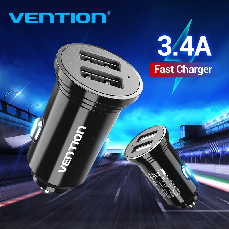 Vention Quick Charge 4 0 3 USB Автомобильное зарядное устройство QC4.0 QC3.0 SCP 5A Type C PD быстрое