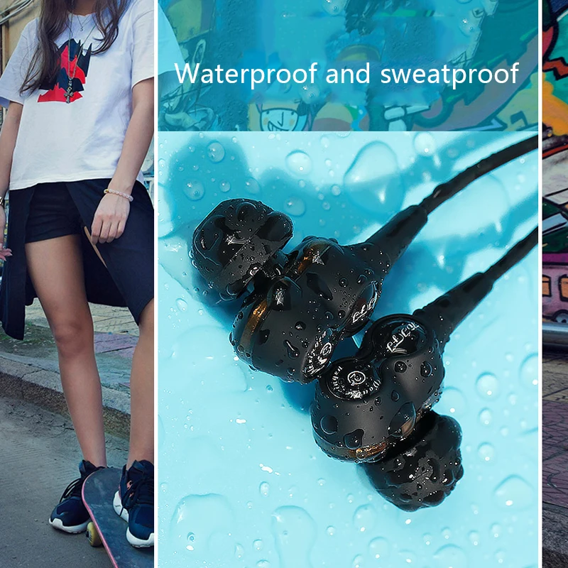 Двойной Подвижный круг Bluetooth наушники Quad caore беспроводные игровая гарнитура с