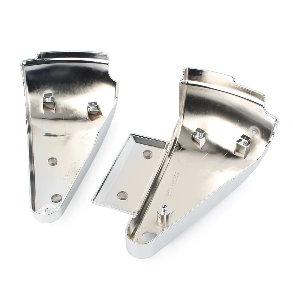 

2Pcs Chrome Motorcycle Battery Side Fairing Cover For Kawasaki Vulcan 400 800 VN400 VN800 Classic Drifter ABS Plastic