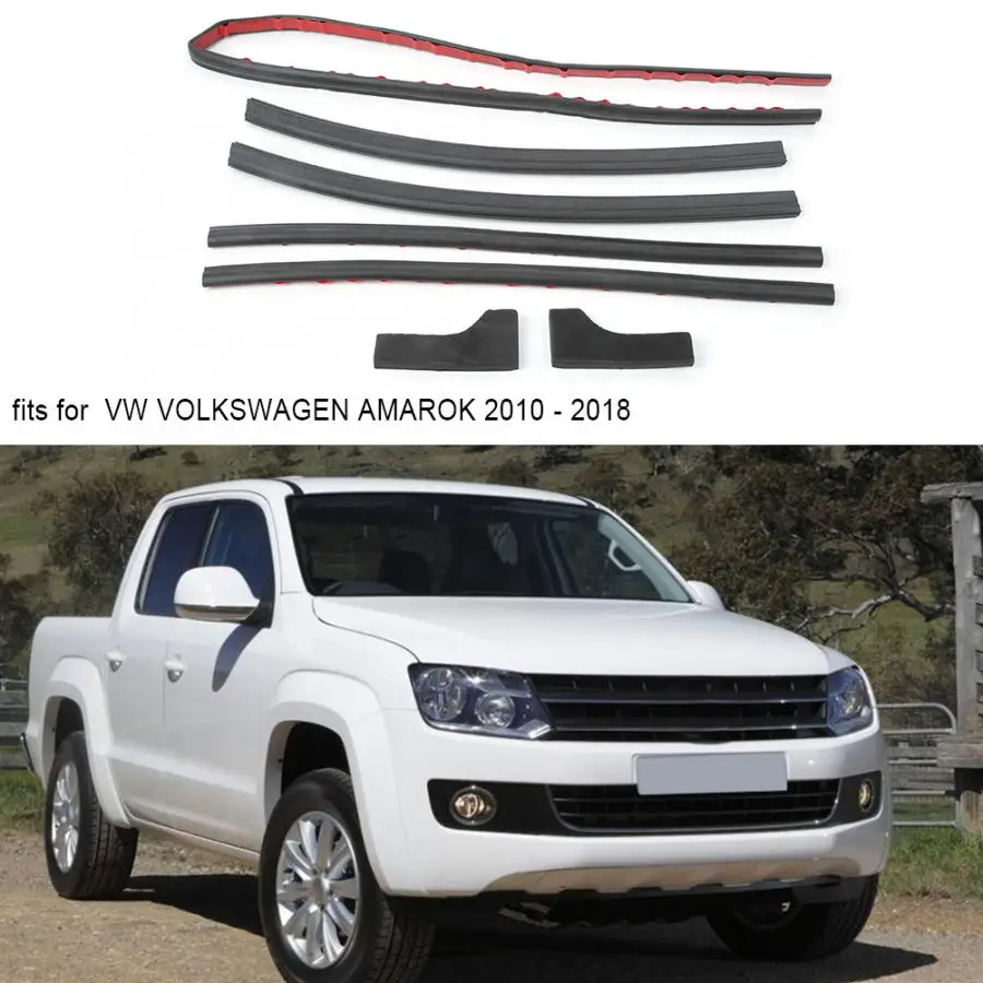 7 шт. резиновые уплотнители для задней двери VW AMAROK 2010 2018|Тюнинговые молдинги| |