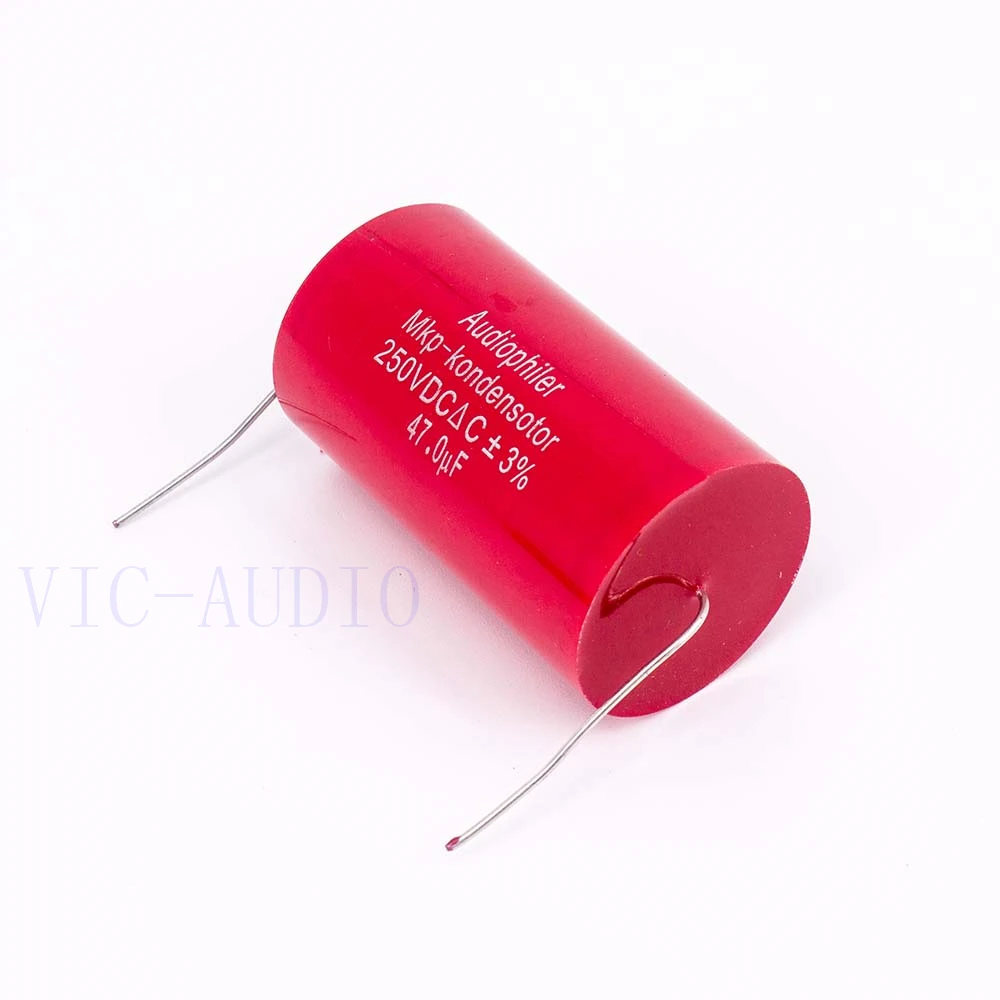 Конденсатор Audiophiler Mkp конденсатор с алюминиевой крышкой 47 (Европа) мкФ 250V