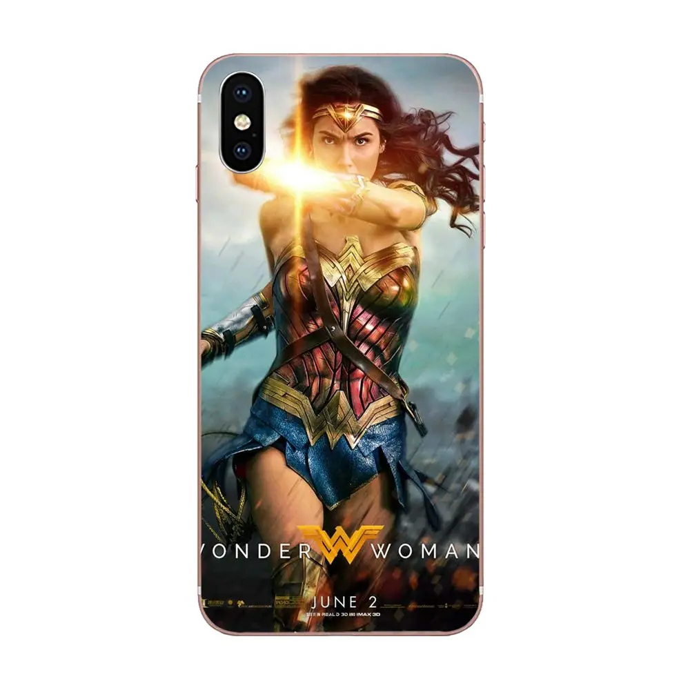 as picture Diy Окрашенные аксессуары для телефонов Чехол Wonder Woman Top для Apple iPhone 4 4s 5 5C 5S SE 6 6S 7 8 Plus X XS Max XR - Цвет: as picture