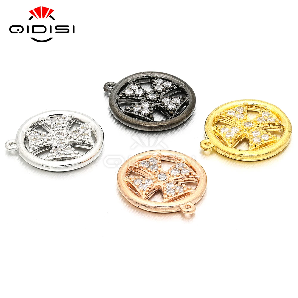 Кулон на ожерелье из фианита аксессуары сделай сам подвески браслет медные