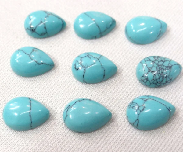 Оптовая продажа 50 шт. 10*14 мм кабошон из натурального камня в форме капли воды