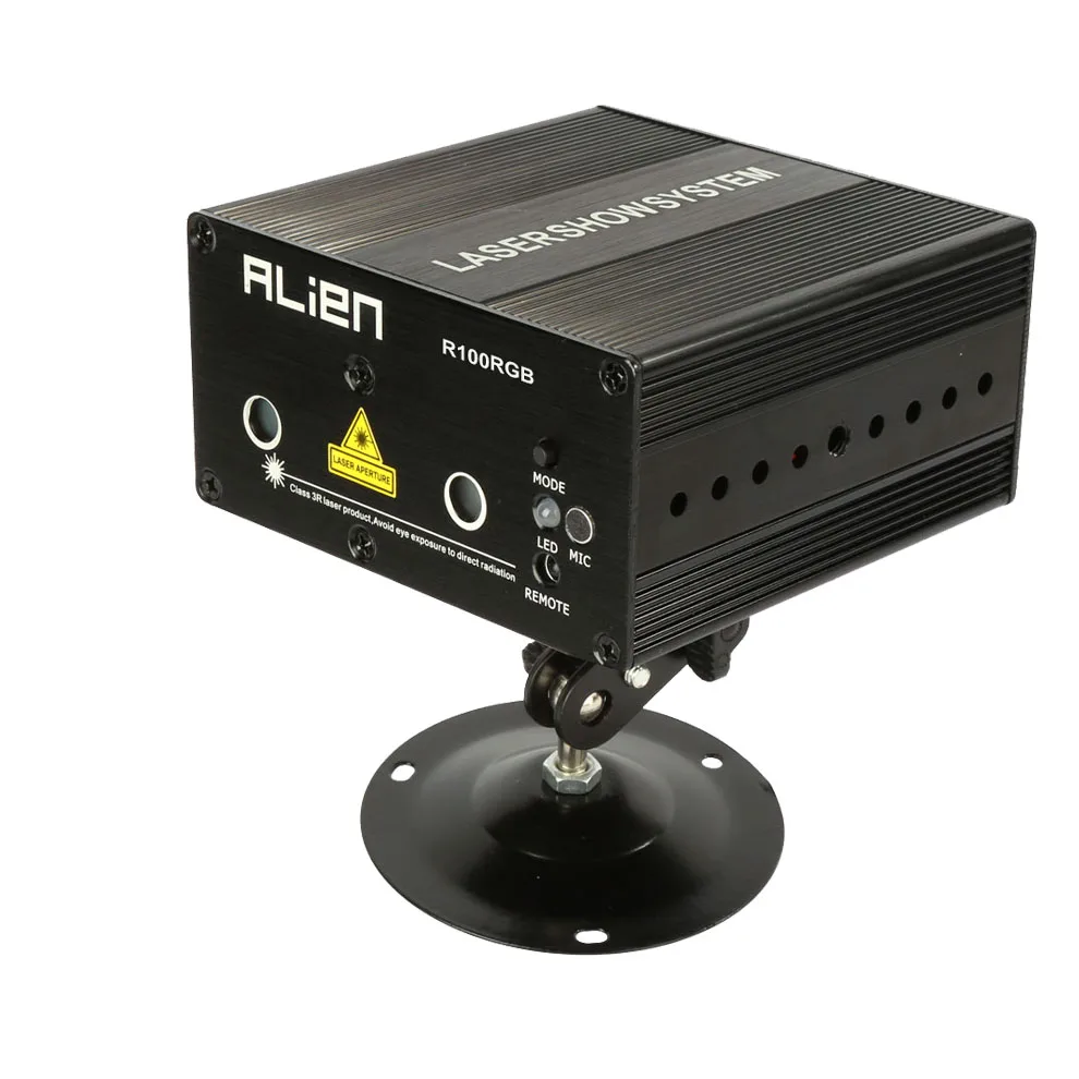 Миниатюрный лазерный прожектор ALIEN с RGB-звездами и точками сцсветильник ческий
