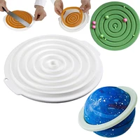 planet ring shape mousse silicone cake mold baking pan not sticky pastry baking molud for cake decoration